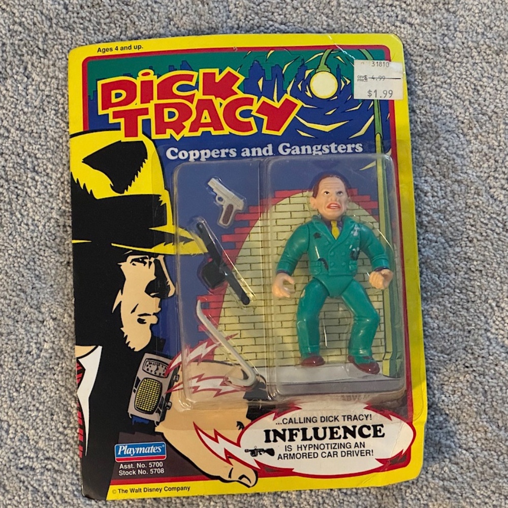 Dick Tracy Coppers & Gangsters - Influence -- Collectible Figure